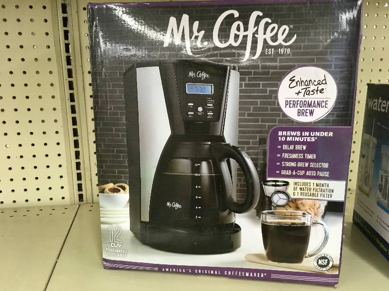 lot 345 image: Mr. Coffee 12-Cup Brewer, Retail $29.99