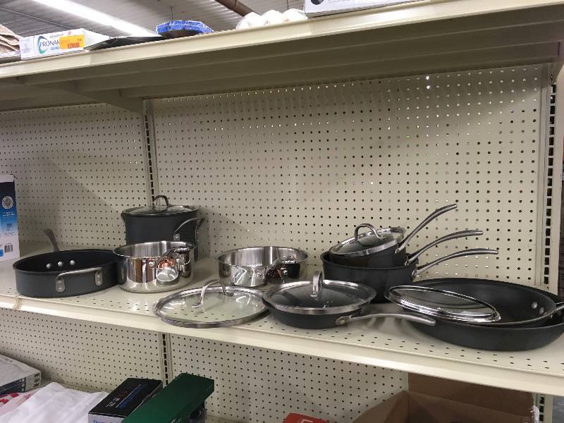 lot 350 image: Revere 10PC Cookware, Retail $99.99