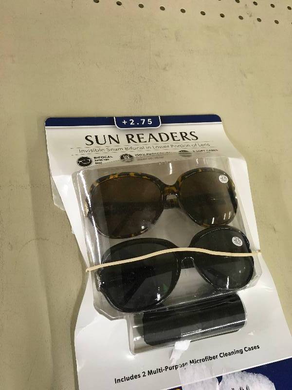 lot 378 image: Sun Readers 2.75, Retail $14.99