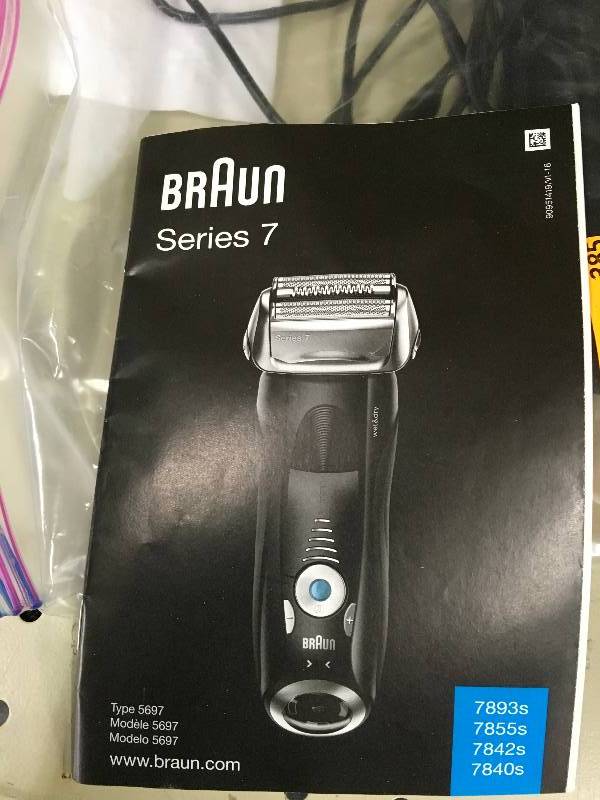 lot 385 image: Braun Series 7 Shaver, Retail $129.99