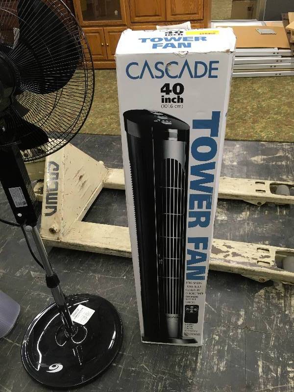 lot 397 image: Cascade Tower Fan, Retail $19.99