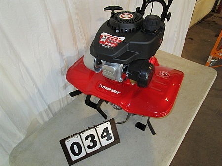 lot 34 image: Troy-Bilt 24 Front Tine Tiller