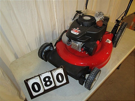 lot 80 image: Yard Machines 2-In-1 Push Mower