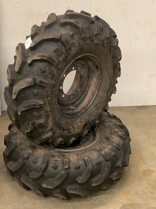 lot 10 image: (4) ATV Wheels & Tires