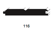 1x6x16 Dual Pattern Tongue and Groove OUTS