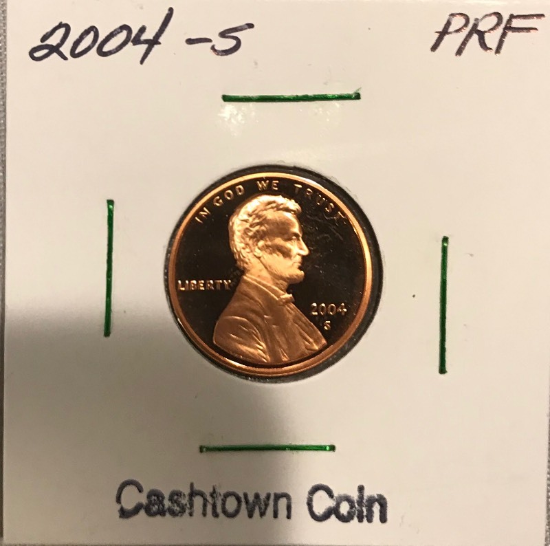 lot 1 image: 2004-S Proof Lincoln Cent