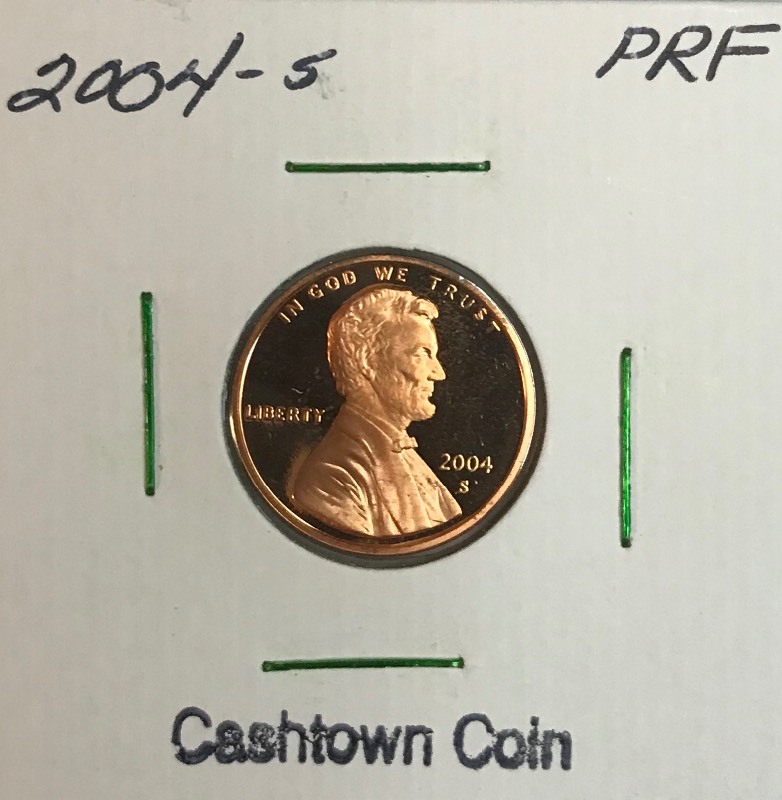 lot 2 image: 2004-S Lincoln Proof Cent