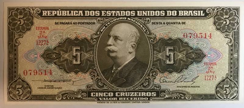 lot 41 image: Brazil P-176 Unc. Banknote