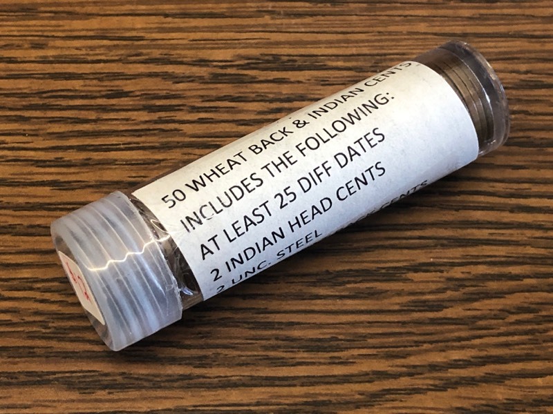 Roll Of Wheat Back & Indian Cents