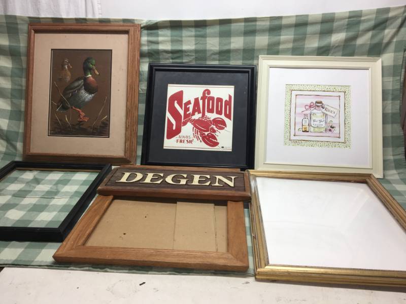 Assorted Wall Art and Picture Frames