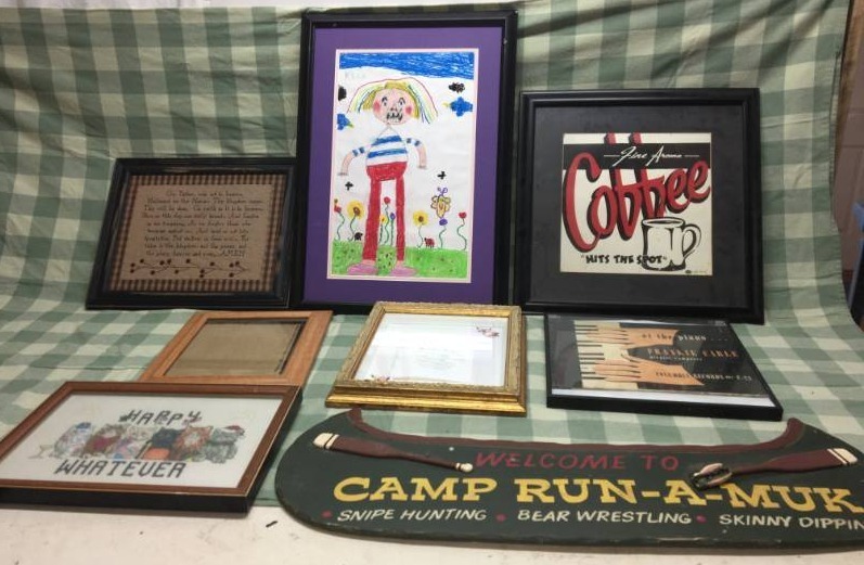 Assorted Wall Art and Picture Frames