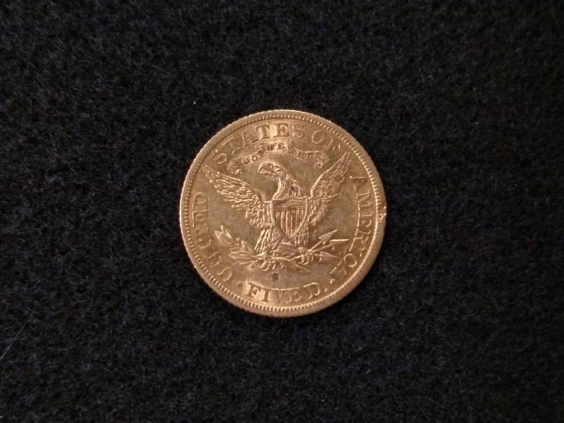 1902 S Five Dollars Liberty Head Go...