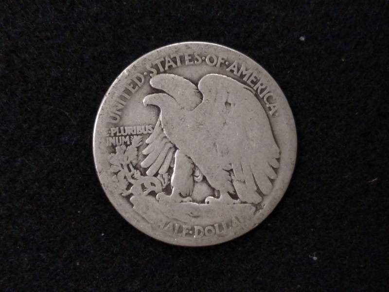 1917 Walking Liberty Silver Half Do...
