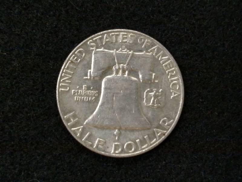 1953 D Franklin Silver Half Dollar...