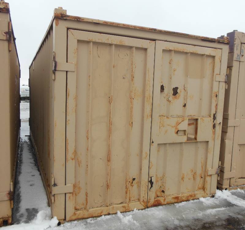 lot 8-7-0027 image: 22 Ft.  Purple-Nosed Steel Storage Container 22SB 0027