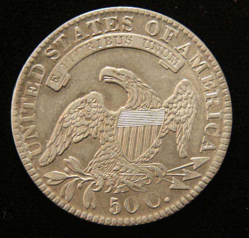 1831 US BUST SILVER HALF DOLLAR AU