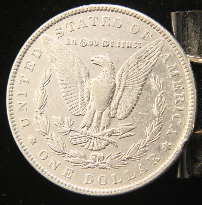1883 MORGAN SILVER DOLLAR AU