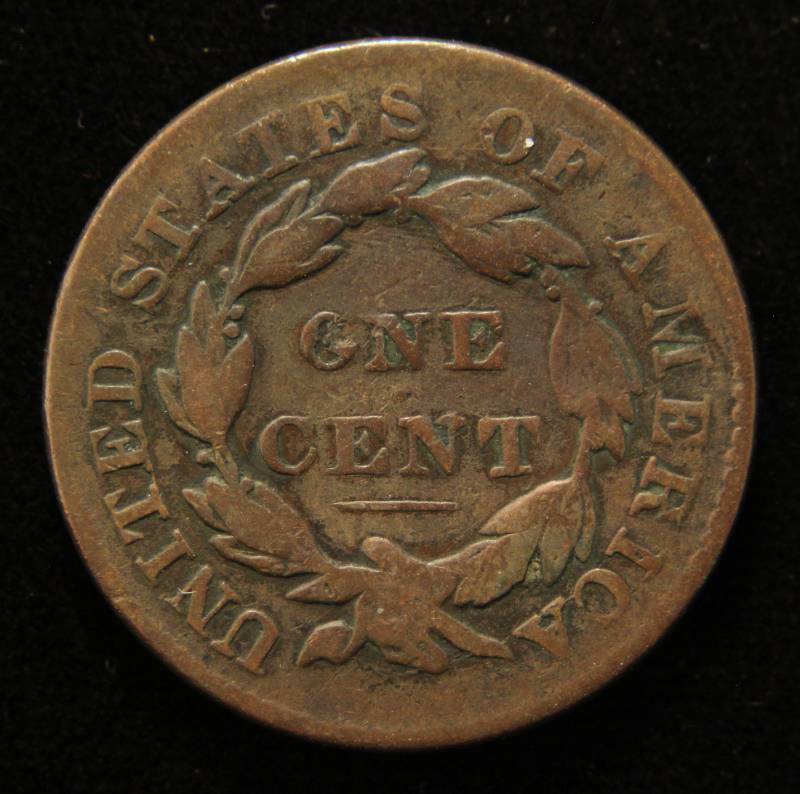 1833 US MATRON HEAD LARGE CENT