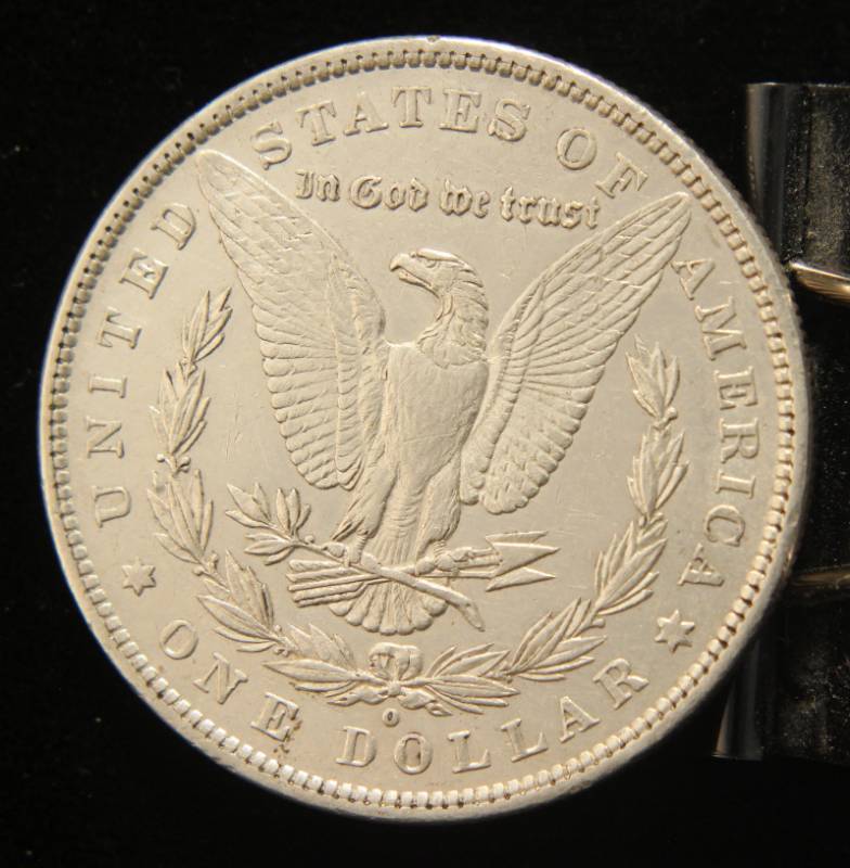 1880-O MORGAN SILVER DOLLAR IN HIGHER GRADE