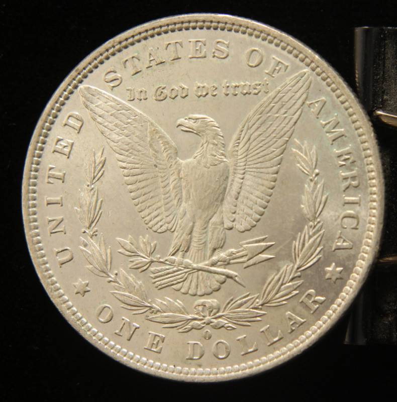 1881-O MORGAN SILVER DOLLAR IN HIGHER GRADE