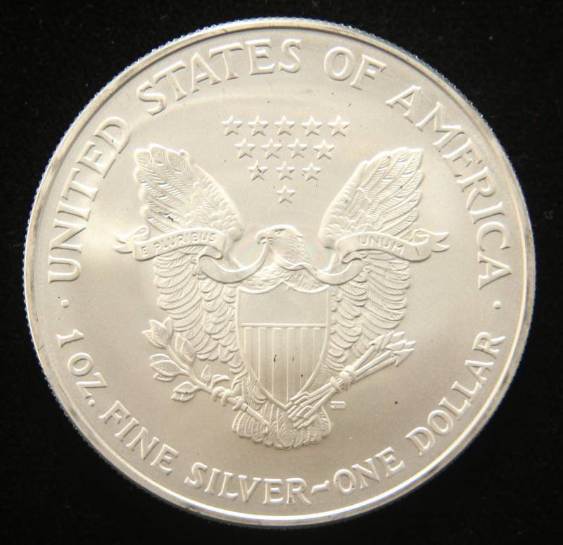 2007 AMERICAN SILVER EAGLE 1 TROY OZ. .999 FINE SILVER DOLLAR