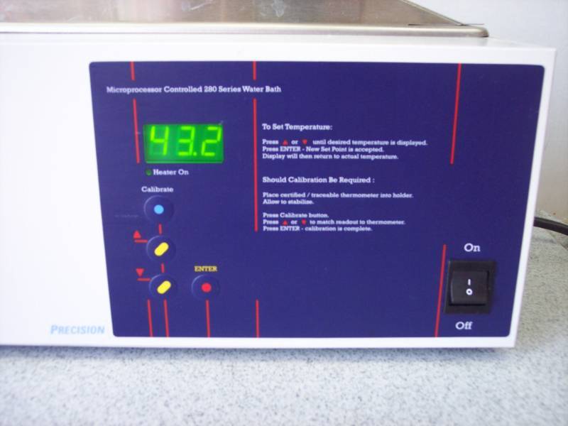 lot 14 image: Thermo Scientific Microprocessor Controlled 280 Series Water Bath