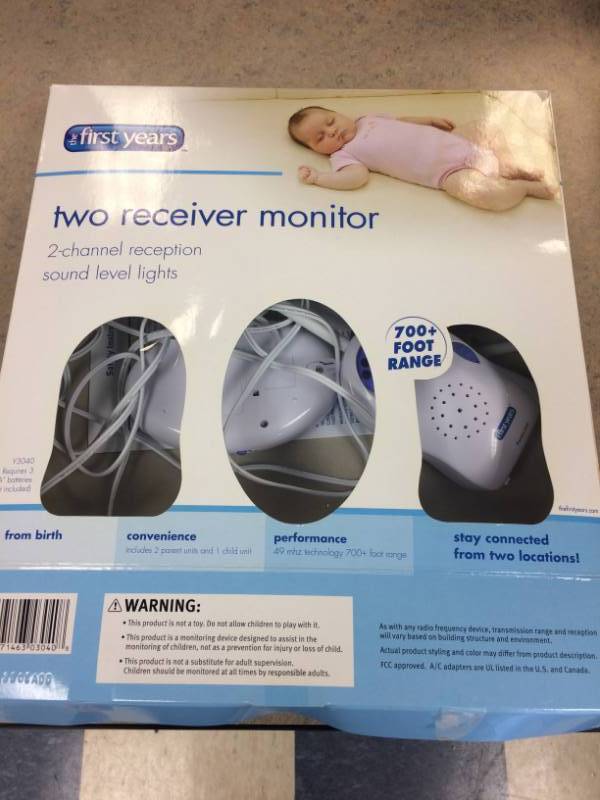 lot 14 image: First Years Baby Monitors - Excellent Condition