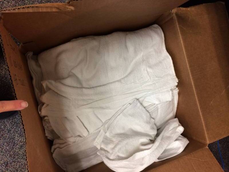lot 77 image: New In Box White Wash Rags