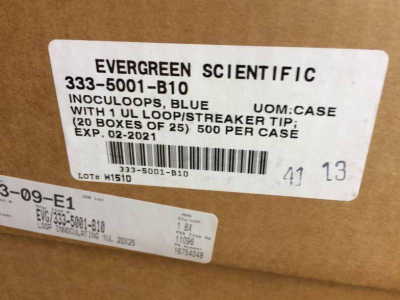 lot 86 image: 6 Cases New In Box Evergreen Scientific&nbspClinical Microbiology&nbspInoculoops 