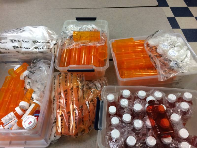 lot 113 image: WOW Massive Lot OF New Pharmacy Containers - Cough Syrup To Plastic Pill Containers - Many Uses For These High Quality Medicinal Medication Vessels