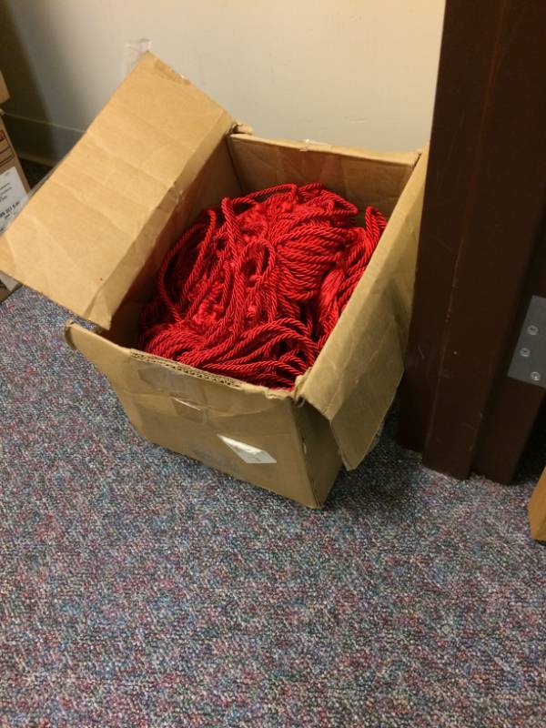 lot 127 image: Lot Of Large Red Tassels - Many Uses For These Tassels