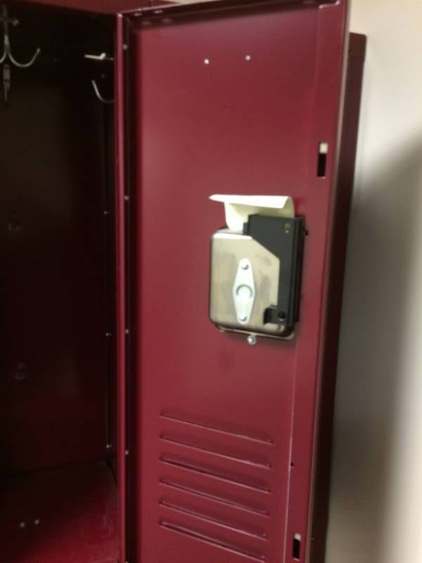 lot 50 image: Lot Of 3 High Quality ASI Solutions Really Red 2 Tier Lockers - Excellent Condition 