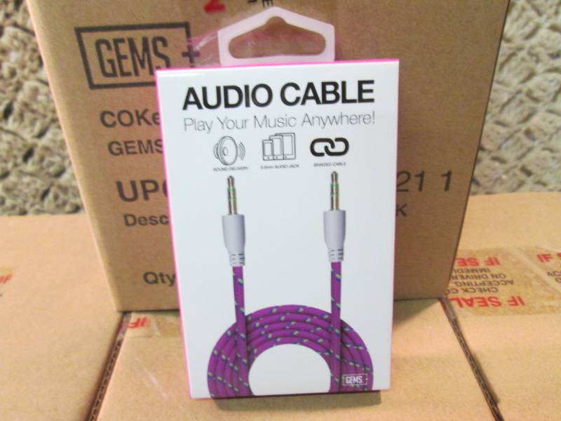 Lot of 48 Braided 36 Pink Audio Ca...