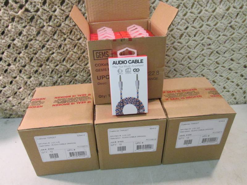 Lot of 48 Braided 36 Orange Audio ...