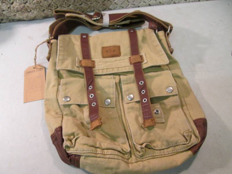 Urban Edge Canvas and Leather Bag 1...