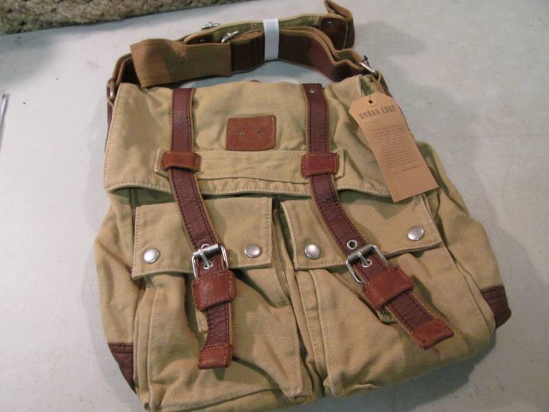 Urban Edge Canvas and Leather Bag 1...