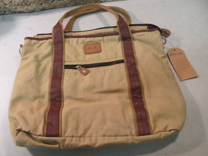 Urban Edge Canvas and Leather Bag 1...