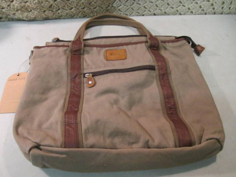 Urban Edge Canvas and Leather Bag 1...