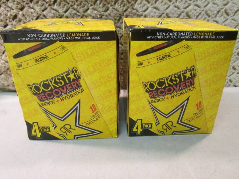 2 4-Packs of Rockstar Recovery Lemo...