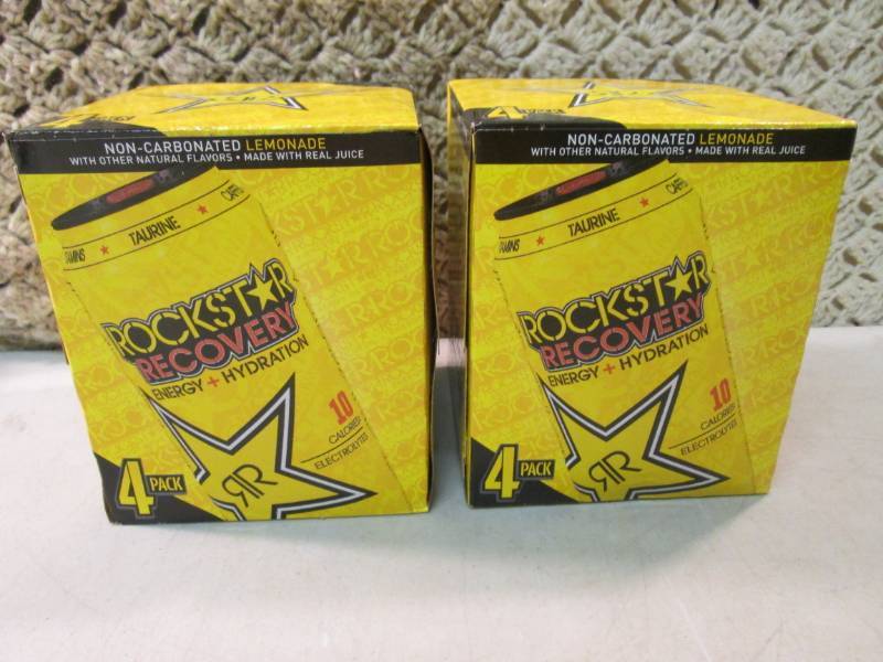 2 4-Packs of Rockstar Recovery Lemo...