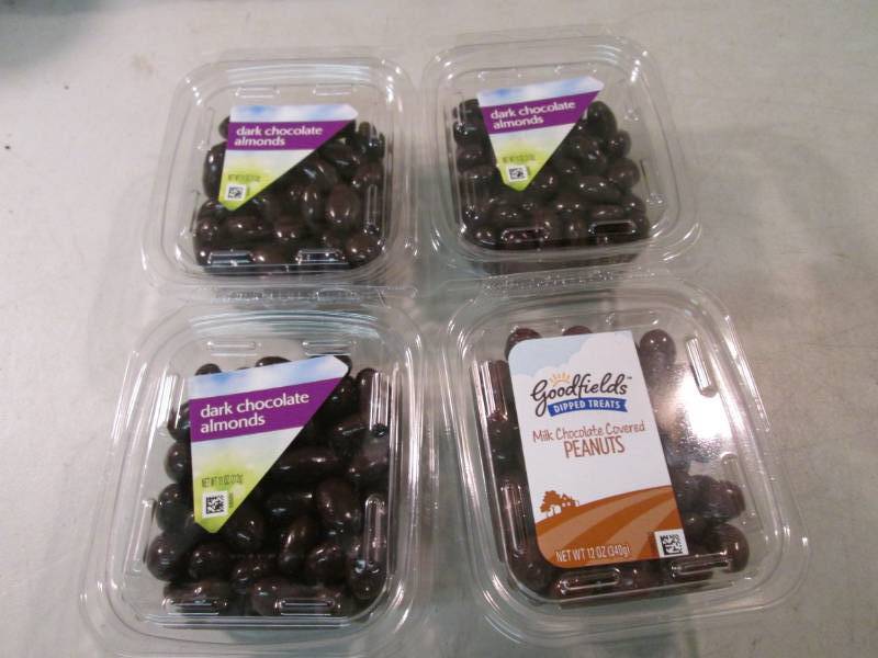 4 Containers of Chocolate Covered A...