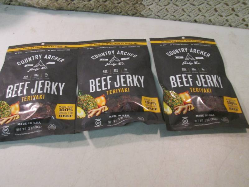 3 Bags of Teriyaki Beef Jerky Best ...