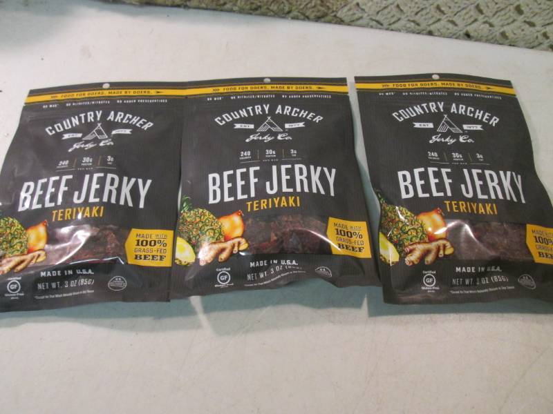 3 Bags of Teriyaki Beef Jerky Best ...
