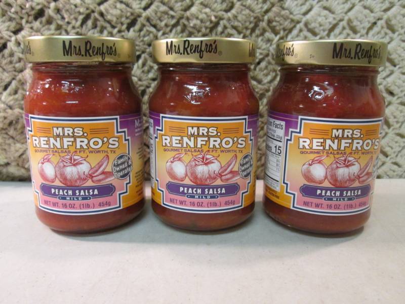 3 Jars of Peach Salsa Mild Best by ...