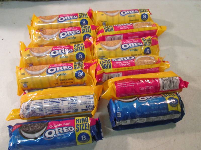 12 Packs of Oreo Cookies Best by Ju...