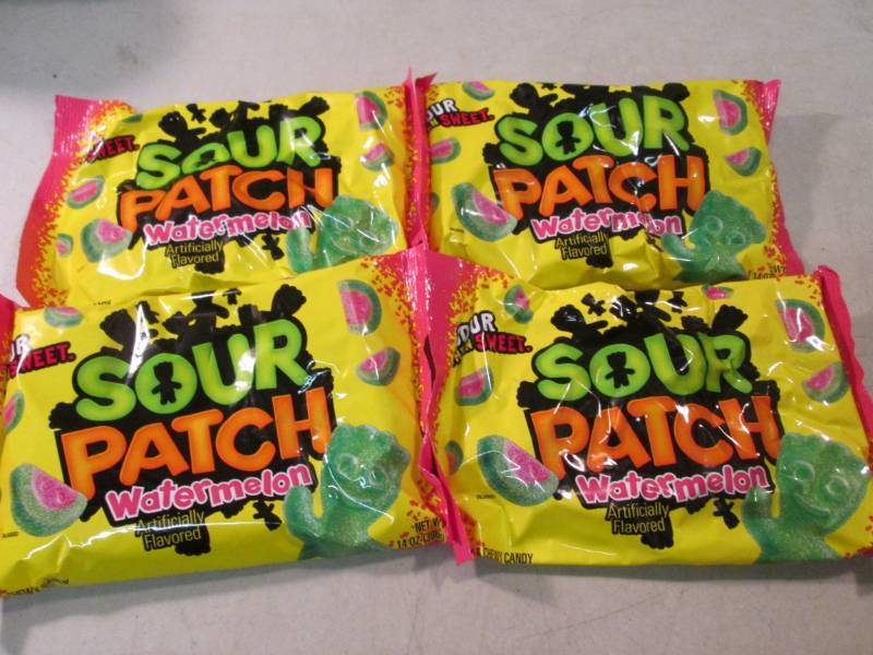 4 Bags of Sour Patch Watermelon Can...