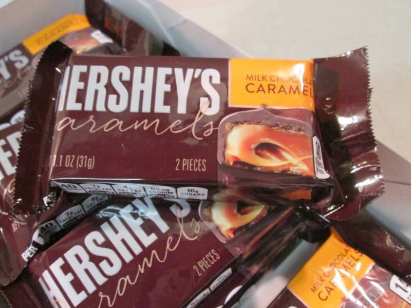 Box of 12 Hersheys Caramels Best by...