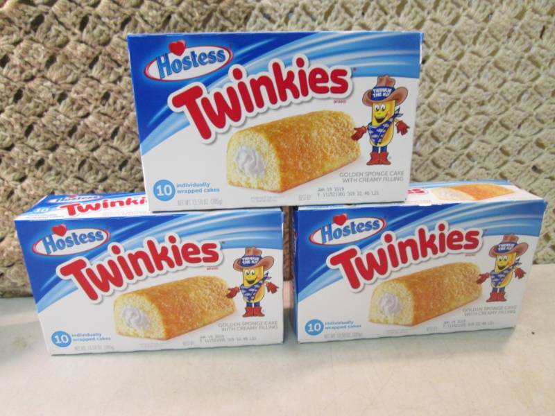 3 Boxes of Hostess Twinkies Best by...