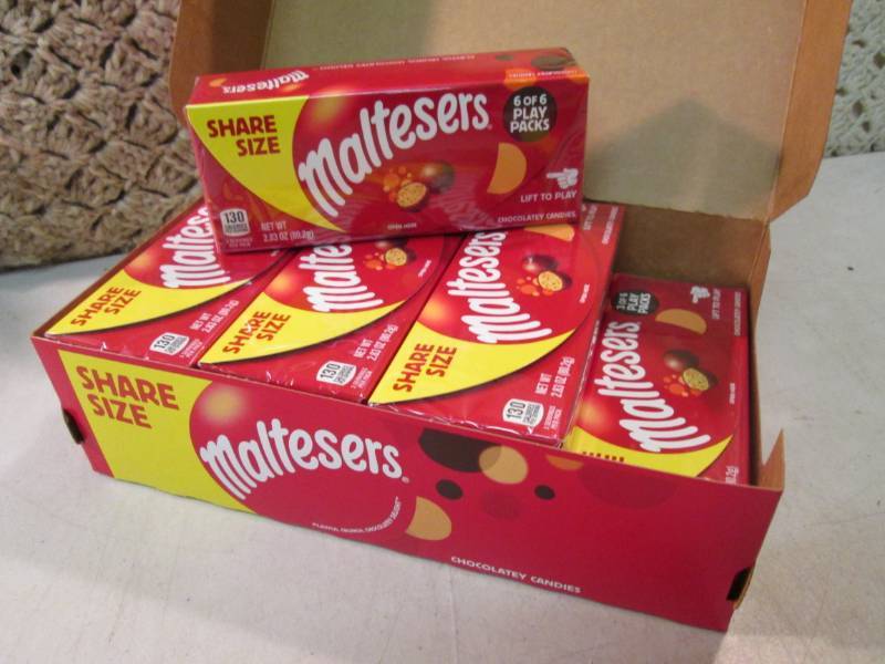 Box with 8 Share Size Boxes of Malt...