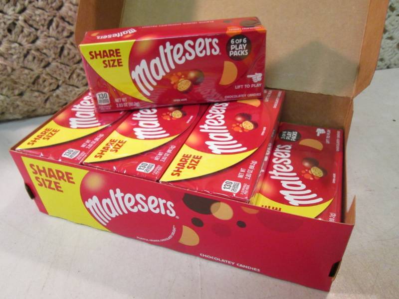 Box with 8 Share Size Boxes of Malt...